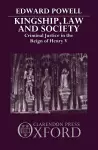 Kingship, Law, and Society cover