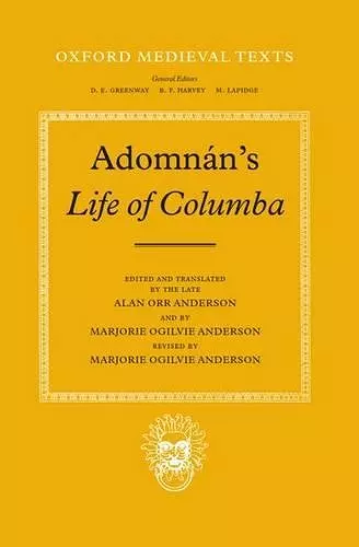 Adomnán's Life of Columba cover