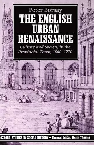 The English Urban Renaissance cover