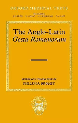 The Anglo-Latin Gesta Romanorum cover