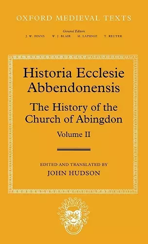 Historia Ecclesie Abbendonensis cover