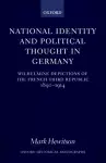 National Identity and Political Thought in Germany cover