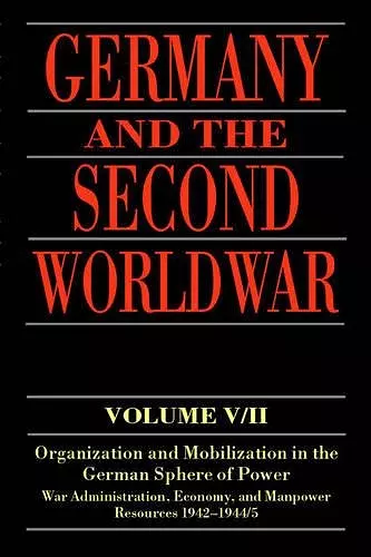 Germany and the Second World War cover