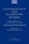 The Gladstone Diaries: Volume 11: July 1883-December 1886 cover