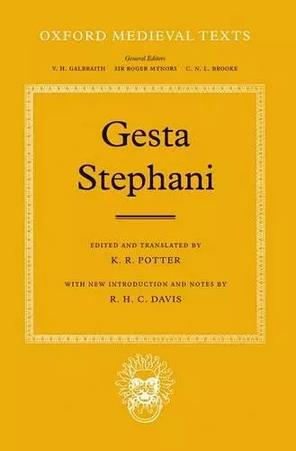 Gesta Stephani cover