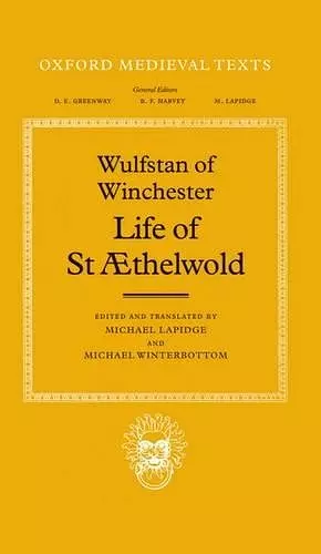 Life of St AEthelwold cover