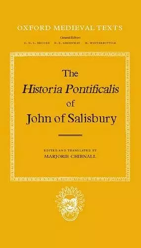 The Historia Pontificalis cover