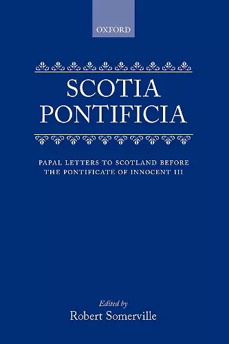 Scotia Pontificia cover