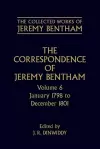 The Collected Works of Jeremy Bentham: Correspondence: Volume 6 cover