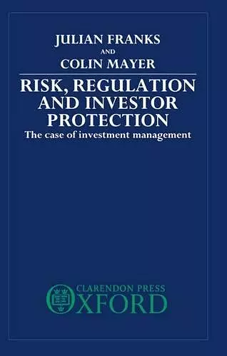 Risk, Regulation, and Investor Protection cover