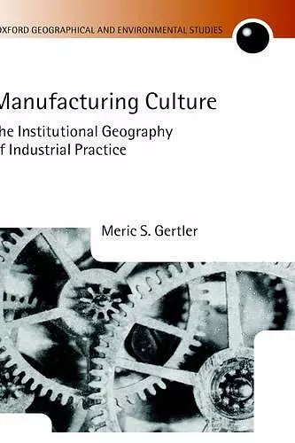 Manufacturing Culture cover