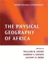 The Physical Geography of Africa cover