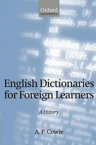 English Dictionaries for Foreign Learners cover