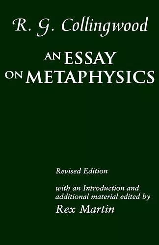 An Essay on Metaphysics cover