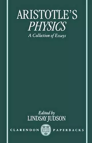 Aristotle's Physics cover