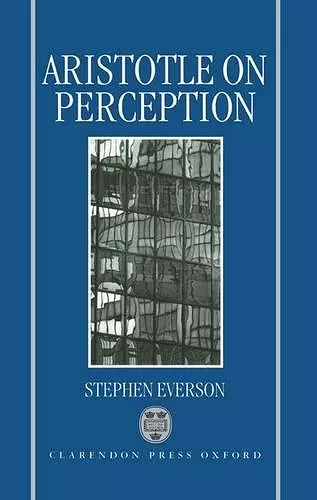 Aristotle on Perception cover