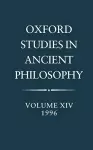 Oxford Studies in Ancient Philosophy: Volume XIV, 1996 cover