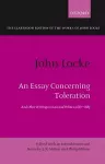 John Locke: An Essay concerning Toleration cover