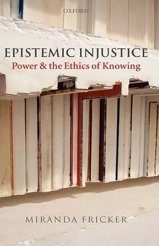 Epistemic Injustice cover