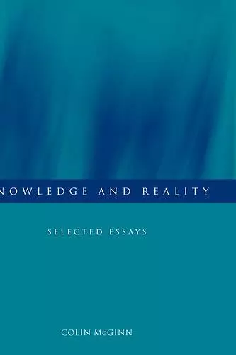 Knowledge and Reality cover