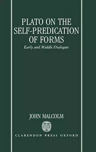 Plato on the Self-Predication of Forms cover