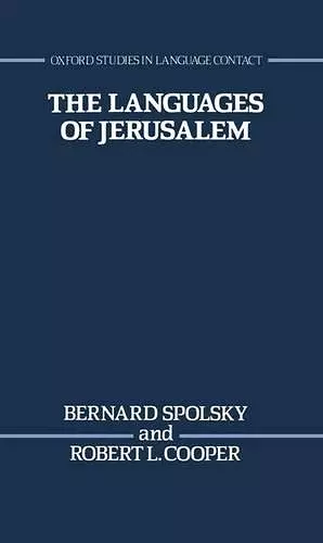 The Languages of Jerusalem cover