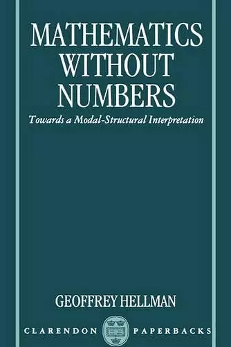 Mathematics without Numbers cover