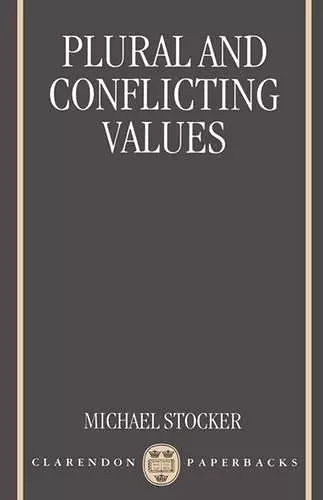 Plural and Conflicting Values cover