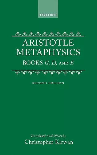 Metaphysics: Books gamma, delta, and epsilon cover