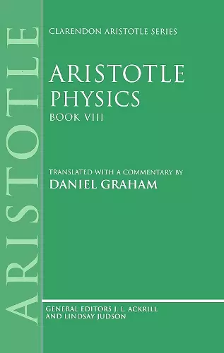 Aristotle: Physics, Book VIII cover