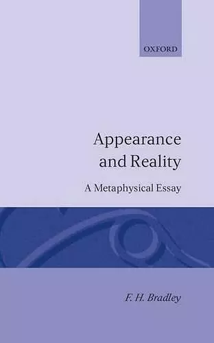 Appearance and Reality cover