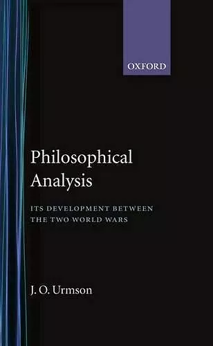 Philosophical Analysis cover