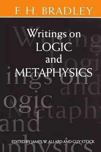 Writings on Logic and Metaphysics cover