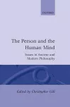 The Person and the Human Mind cover