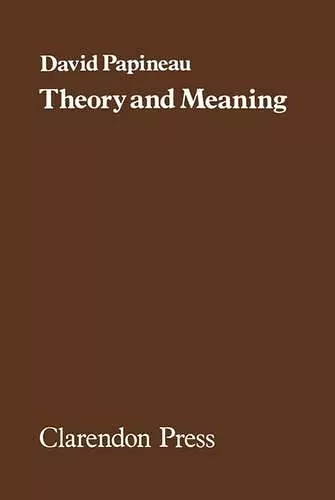 Theory and Meaning cover