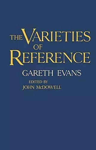 The Varieties of Reference cover
