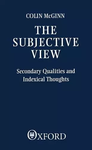 The Subjective View cover