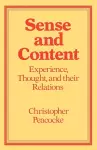 Sense and Content cover