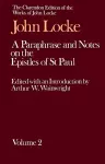 John Locke: A Paraphrase and Notes on the Epistles of St. Paul cover