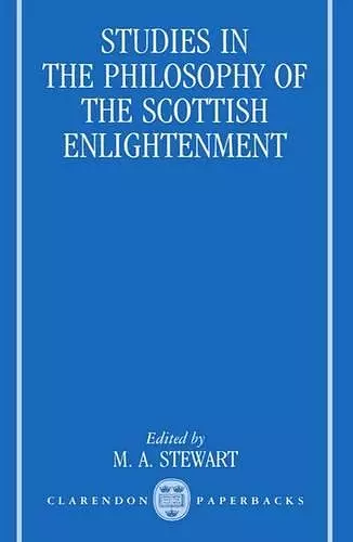 Studies in the Philosophy of the Scottish Enlightenment cover