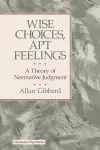 Wise Choices, Apt Feelings cover