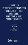 Introduction to the Lectures on the History of Philosophy cover