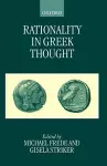 Rationality in Greek Thought cover
