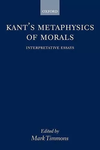 Kant's Metaphysics of Morals cover