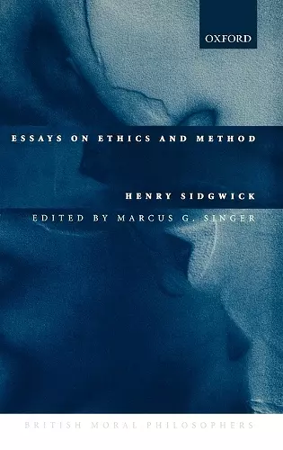 Essays on Ethics and Method cover