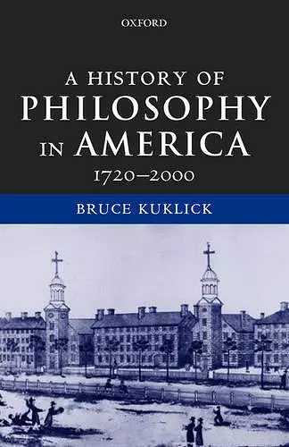 A History of Philosophy in America cover