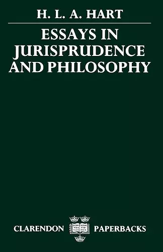 Essays in Jurisprudence and Philosophy cover