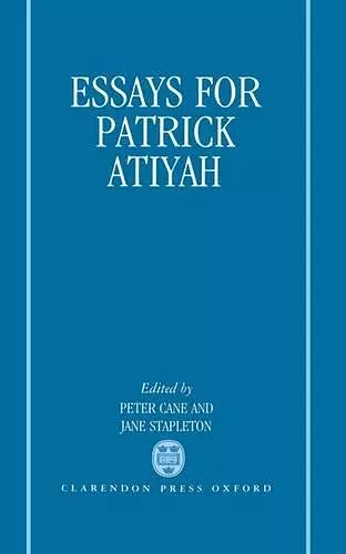 Essays for Patrick Atiyah cover