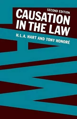 Causation in the Law cover