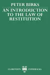 An Introduction to the Law of Restitution cover